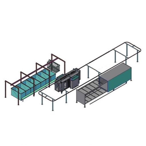 Dây chuyền sơn tĩnh điện bán tự động